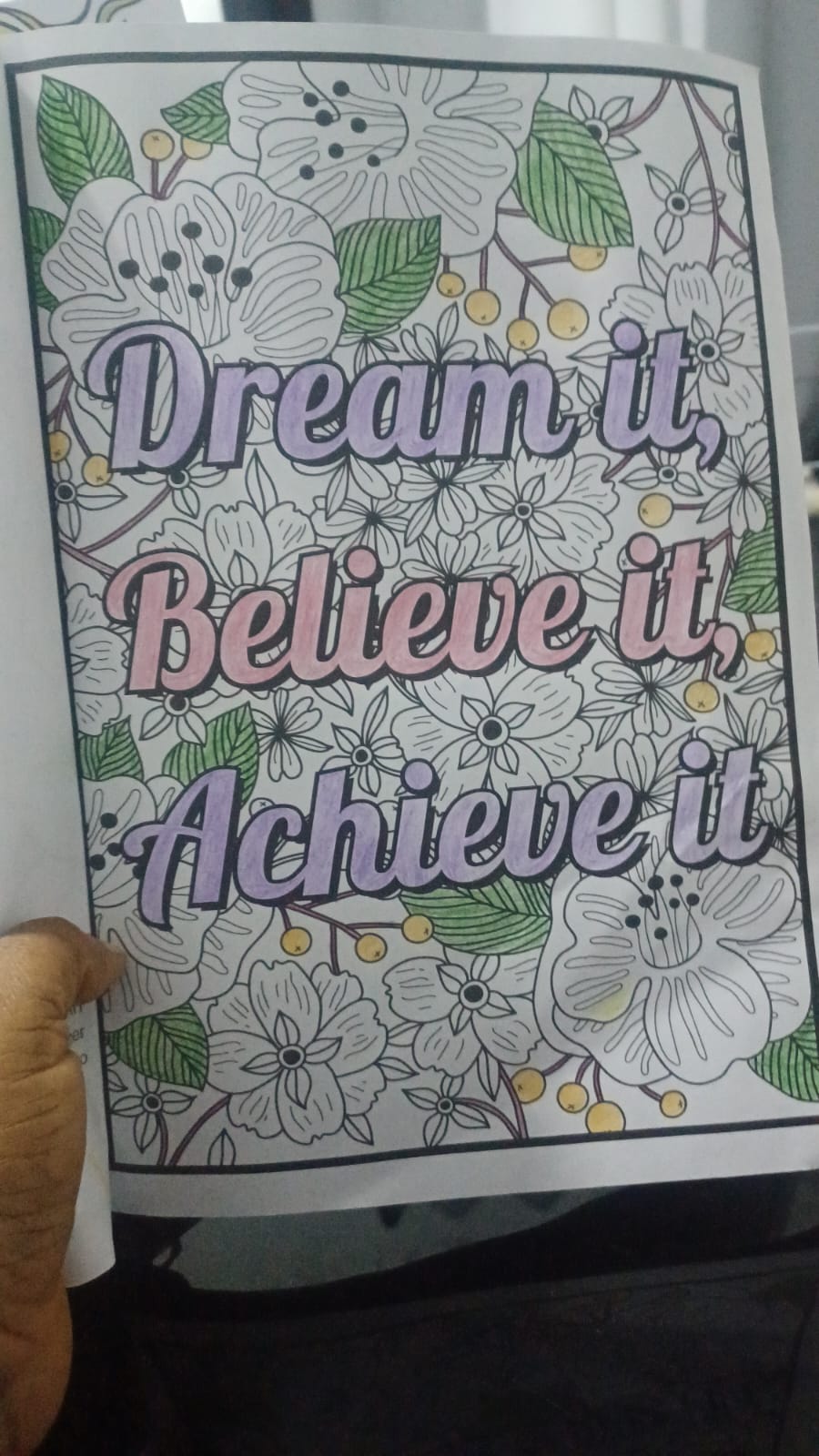 Daily Affirmations Coloring Book with Motivational Quotes