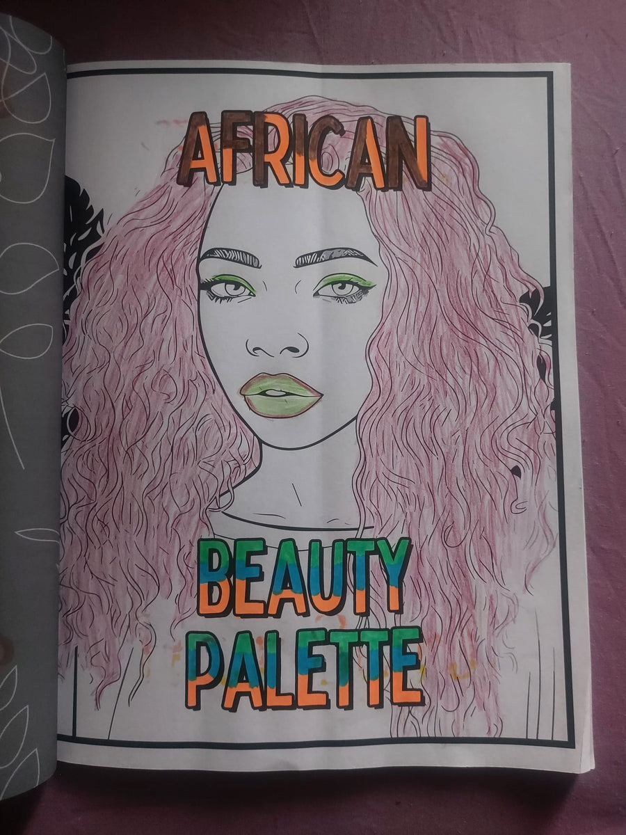 Coloring Book for Black Women and Teenagers