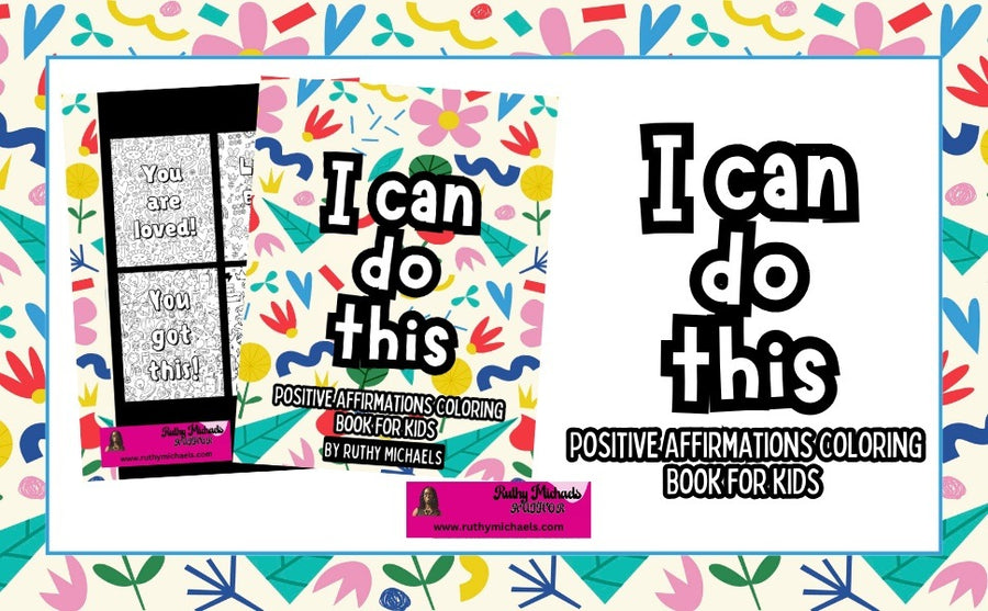 Positive Affirmations Coloring Book | RUTHY'S BOOK STORE