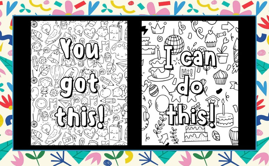 Positive Affirmations Coloring Book | RUTHY'S BOOK STORE